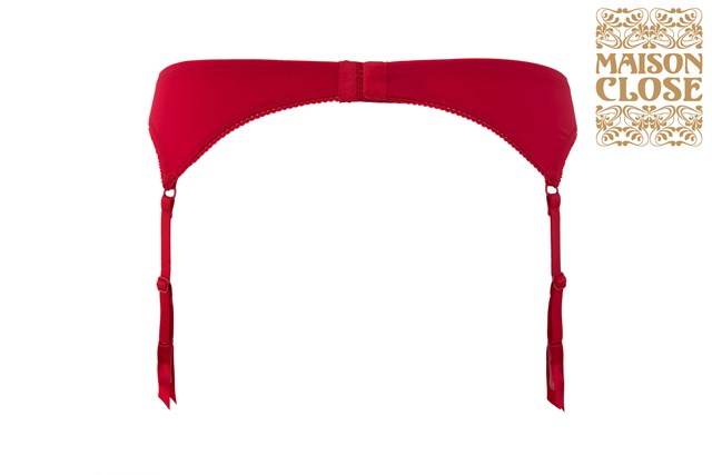 Le Petit Secrets Garter Belt Red