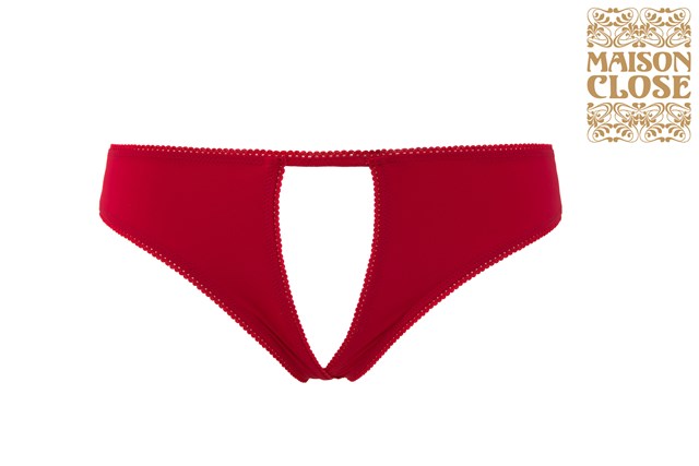 Le Petit Secrets Open Panty Red