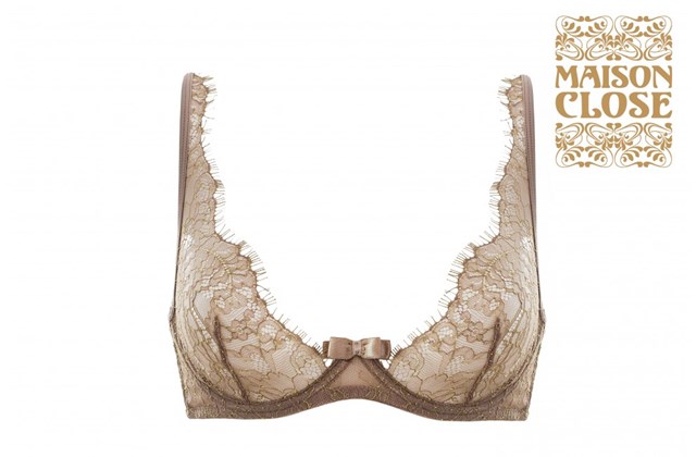 JARDIN IMPERIAL WIRE BRA SWEET CHESTNUT