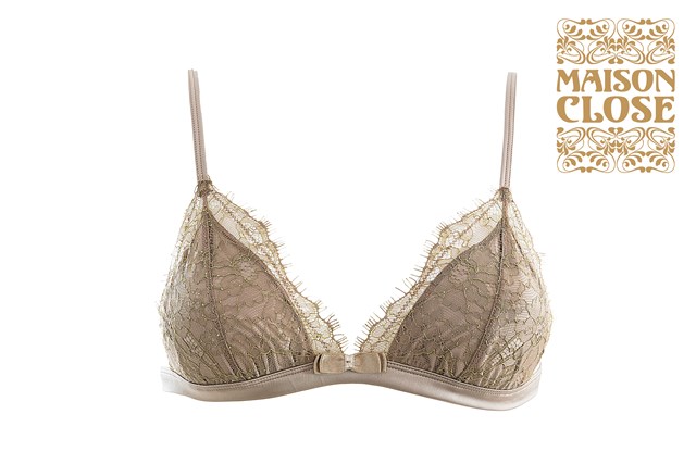 JARDIN IMPERIAL TRIANGLE BRA SWEET CHESTNUT
