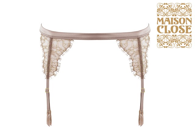 JARDIN IMPERIAL GARTER BELT SWEET CHESTNUT