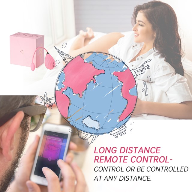 MAGIC MOTION - MAGIC SUNDAE APP CONTROLLED LOVE EGG PINK