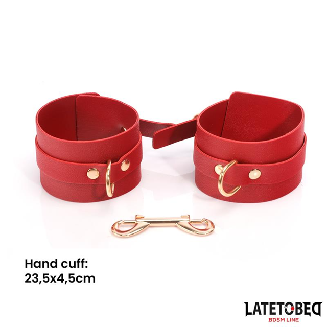 7-pcs Bondage Set With Bag Red