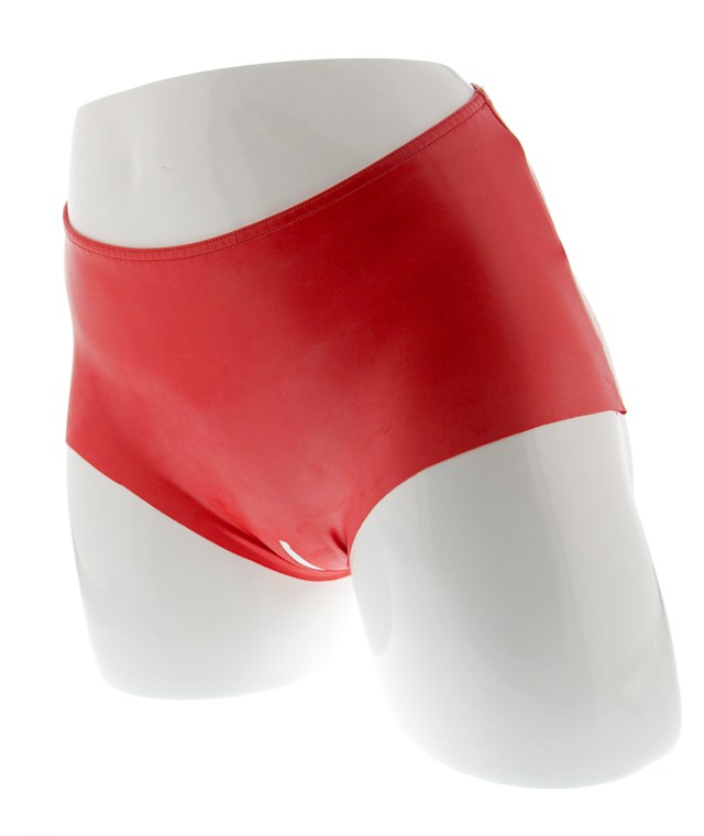 DATEX RED SHORT WITH OPEN CROTCH
