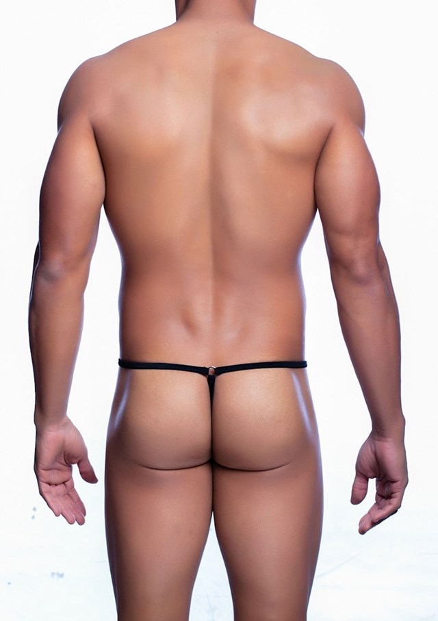 Tear Drop Thong - Black