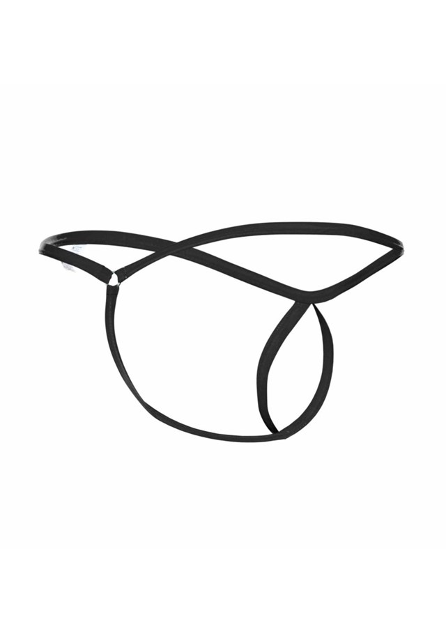 Tear Drop Thong - Black