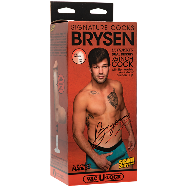 Brysen 19cm Dildo with Removable Vac-U-Lock Suction Cup