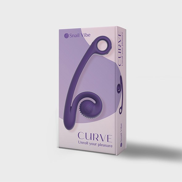 SNAIL VIBE CURVE VIBRATOR - PURPLE