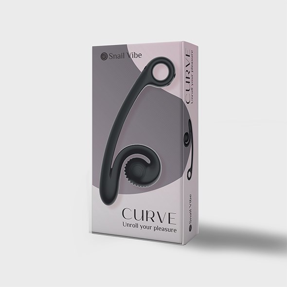 SNAIL VIBE CURVE VIBRATOR - BLACK