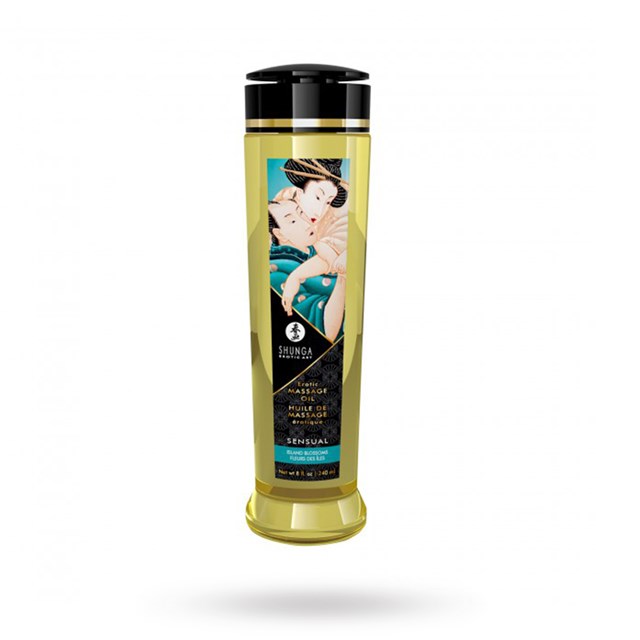 EROTISK MASSASJEOLJE SENSUAL ISLAND BLOSSOM - 240 ML