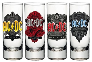 Ac/dc Black Ice Shotglass - 4-pack