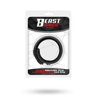 Adjustable Silicone Strip Cock Ring 15-21 Cm