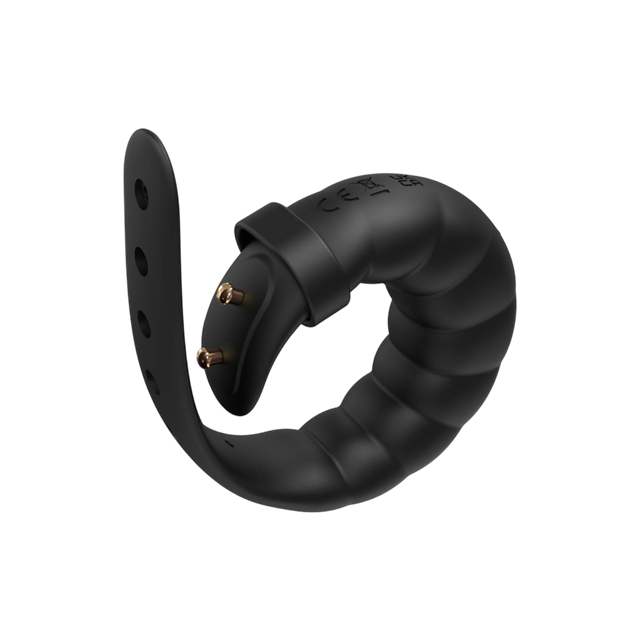 Adjustable Vibrating Penis Ring Black