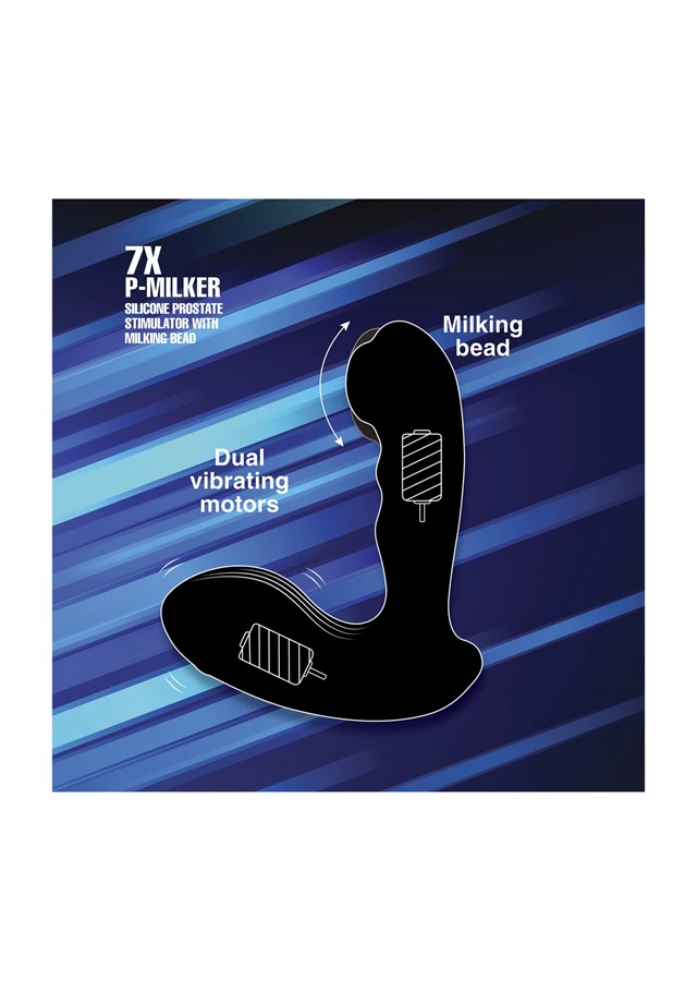 7X P-MILKER Silicone P-spot Stimulator