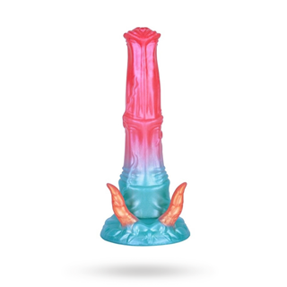 Alien Beast Cyan Rainbow Dildo 23,5 Cm