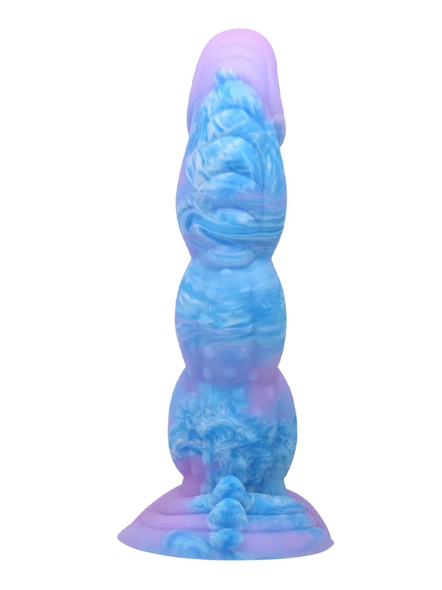 Alien Rippled Monster Silicone Dildo 20,5 cm