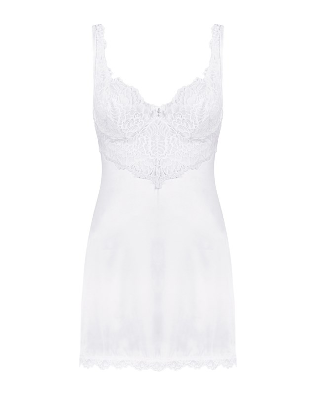 AMOR BLANCO CHEMISE & THONG