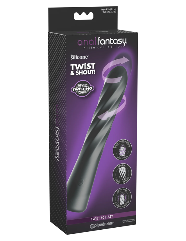 Twist Ecstasy - Twist & Thrust Anal Vibrator