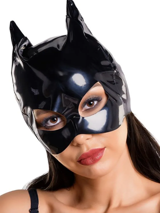 Ann Wetlook Cat Mask Black