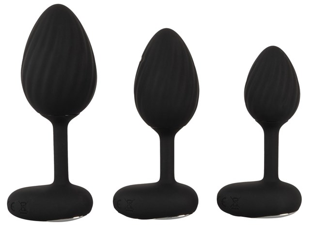 RC Butt Plug Set with Vibration