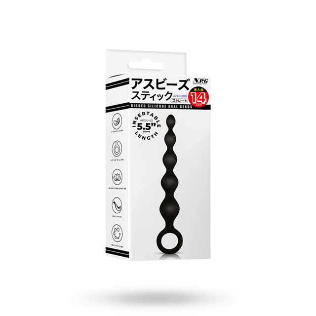 ARSE BEADS #3 BLACK SILICONE