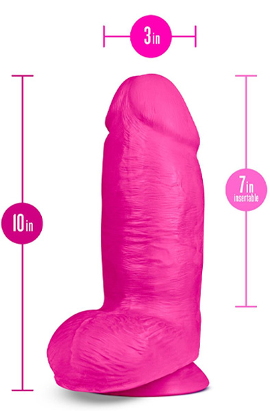 Au Naturel Bold Chub Dildo Pink 25,5 cm