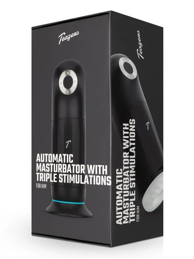 Automatic Masturbator With Triple Stimulation