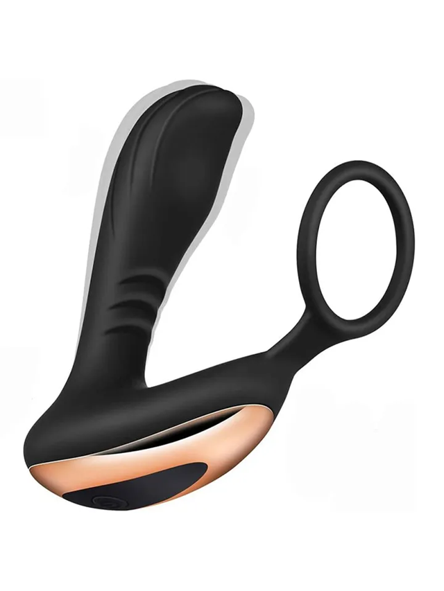 Prostate Massager With Penis Ring