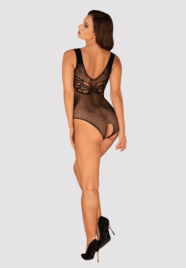 Open-Crotch Sexy Black B134 Teddy