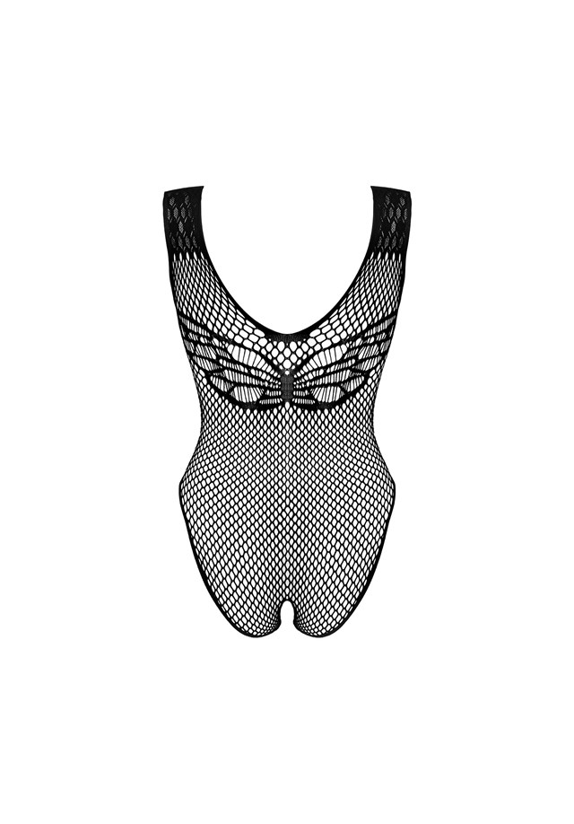 Open-Crotch Sexy Black B134 Teddy