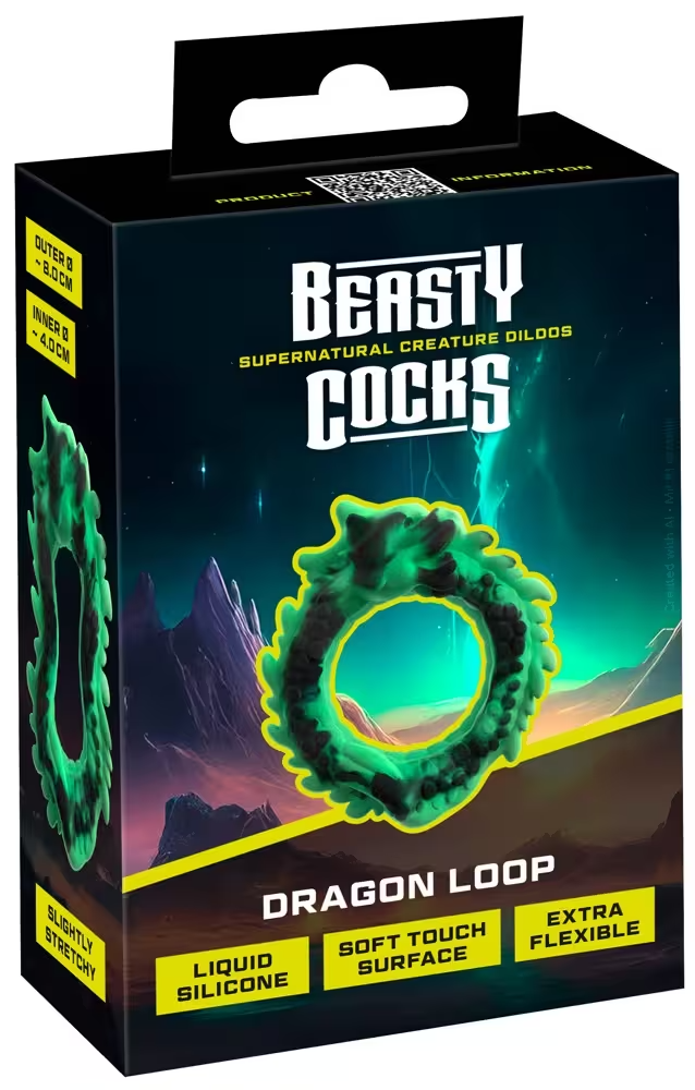 Beasty Cocks Dragon Loop Cock Ring