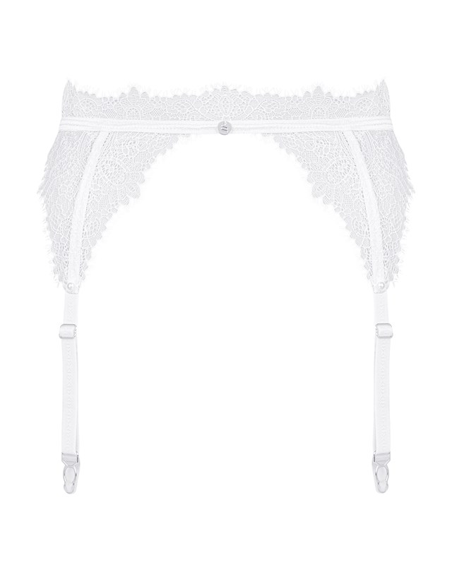 BIANELLE - WHITE GARTER BELT