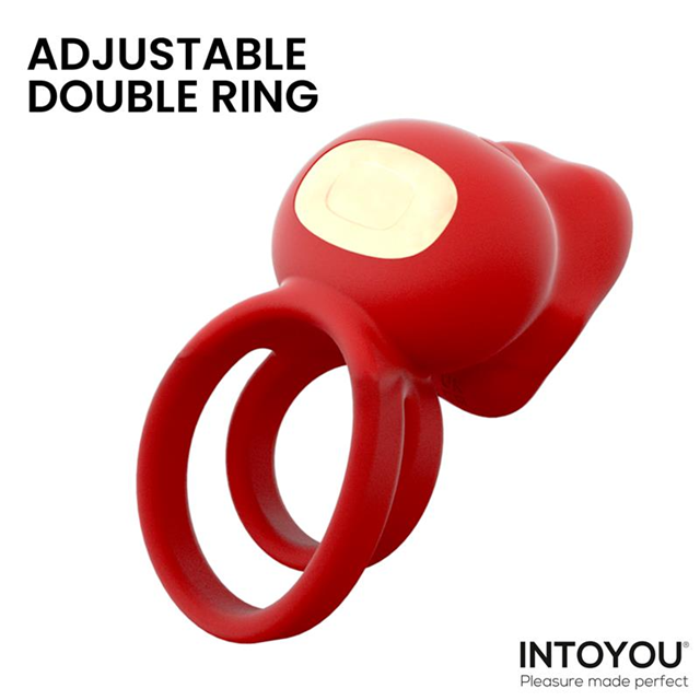 Bittey Cock Ring With Vibration & Biting