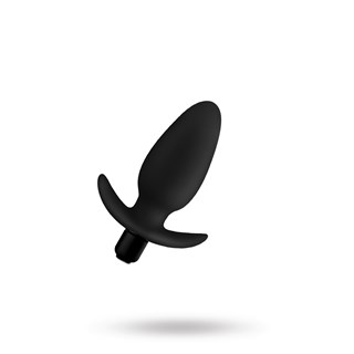 Anal Adventures Platinum - Silicone Saddle Plug - Black