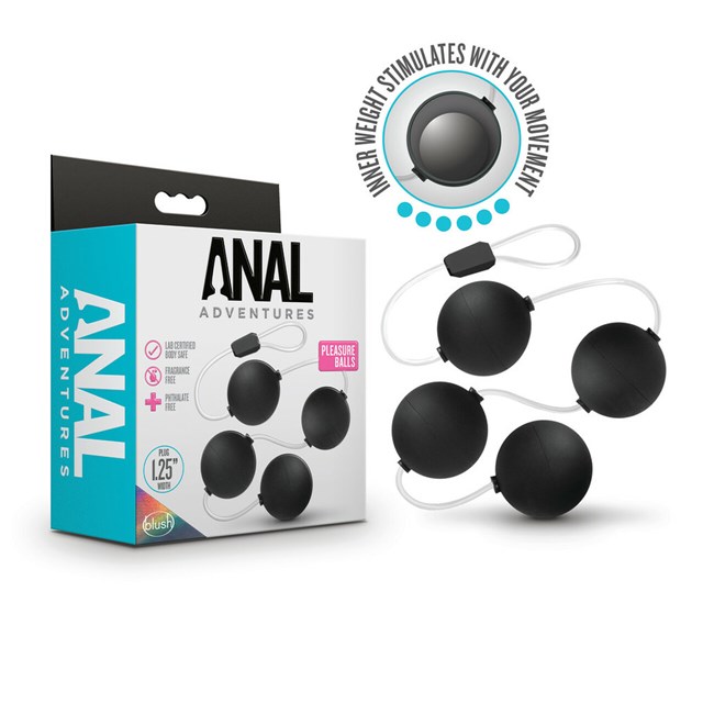 Anal Adventures - Pleasure Balls - Black