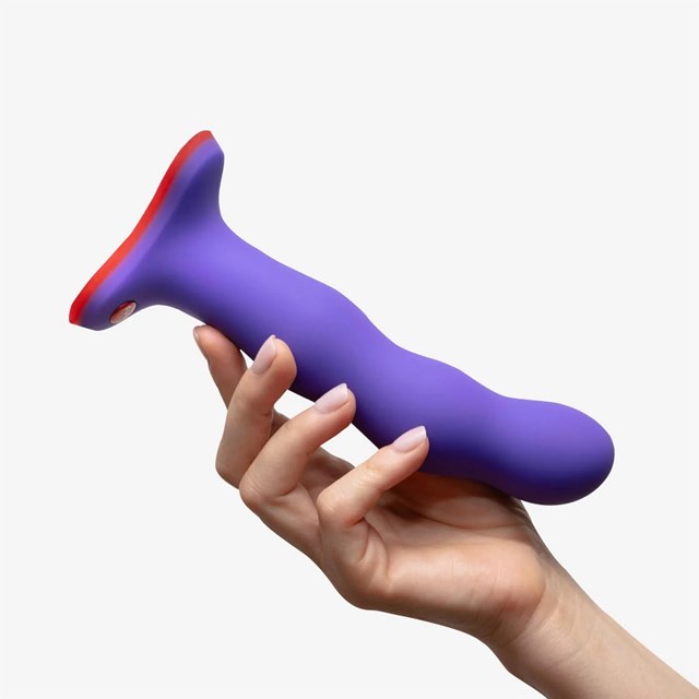 Rumbling Bouncer Dildo Purple