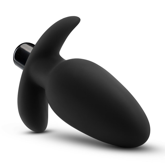 Anal Adventures Platinum - Silicone Saddle Plug - Black