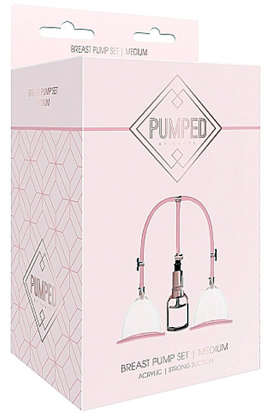 Breast Pump Set Medium Rose Gold