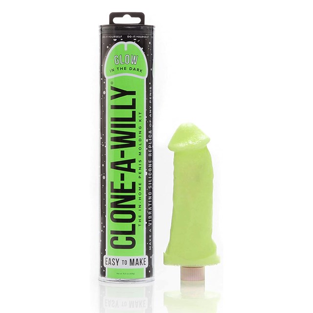 Clone-A-Willy Glow in the dark kit - Neon green