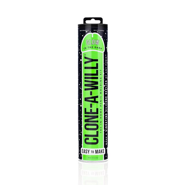 Clone-A-Willy Glow in the dark kit - Neon green
