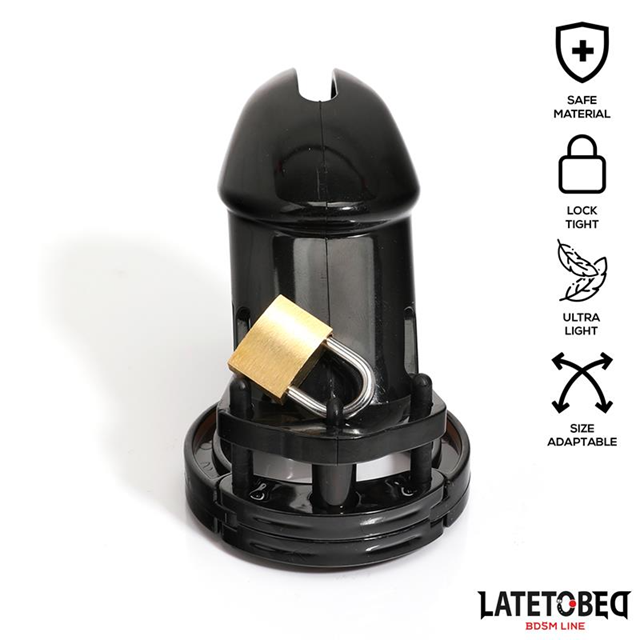 Chastity Cage Long Black