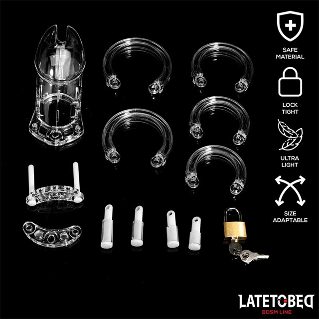 Chastity Cage Long Clear