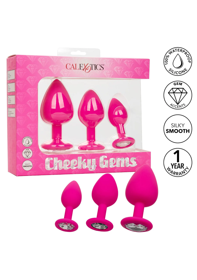 Cheeky Gems Anal Training Kit Pink