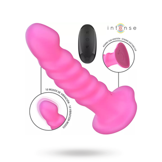 Cindy Spiral Vibrator Remote Pink 19 Cm