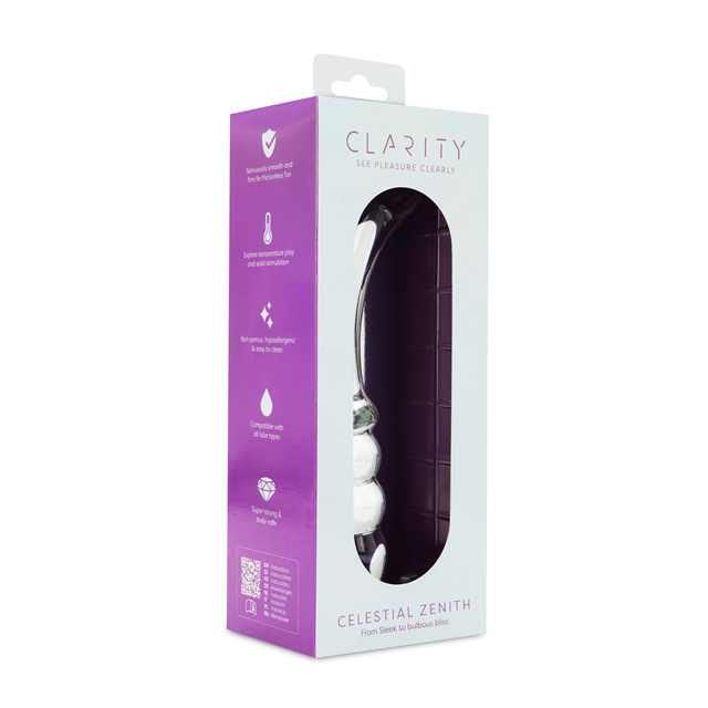 Clarity Celestial Zenith Glass Dildo
