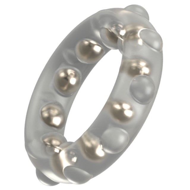 Cock Ring with Metal Balls