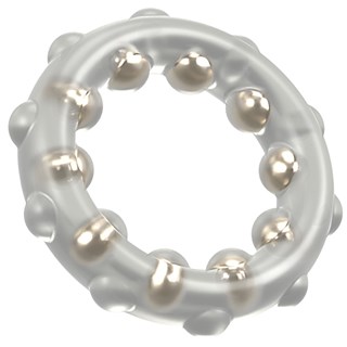 Cock Ring With Metal Balls
