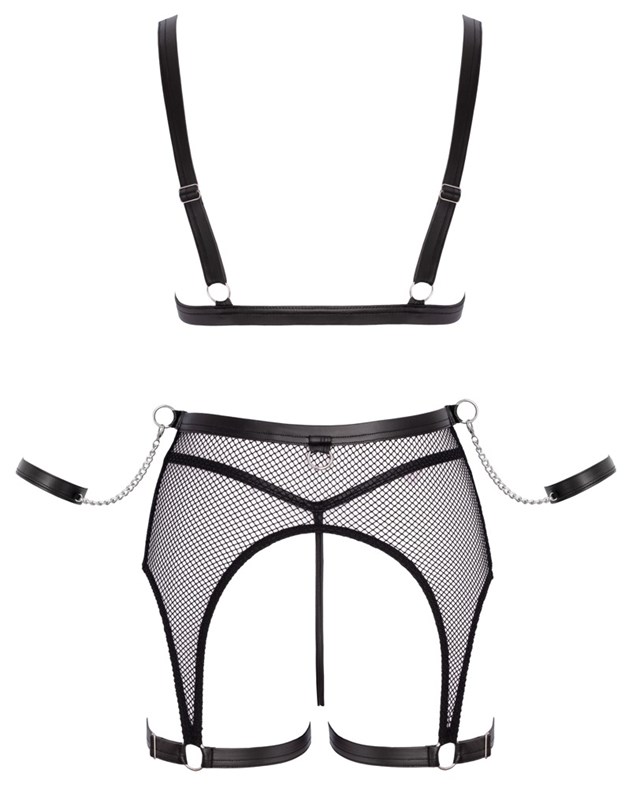 Bra Bondage Set Black