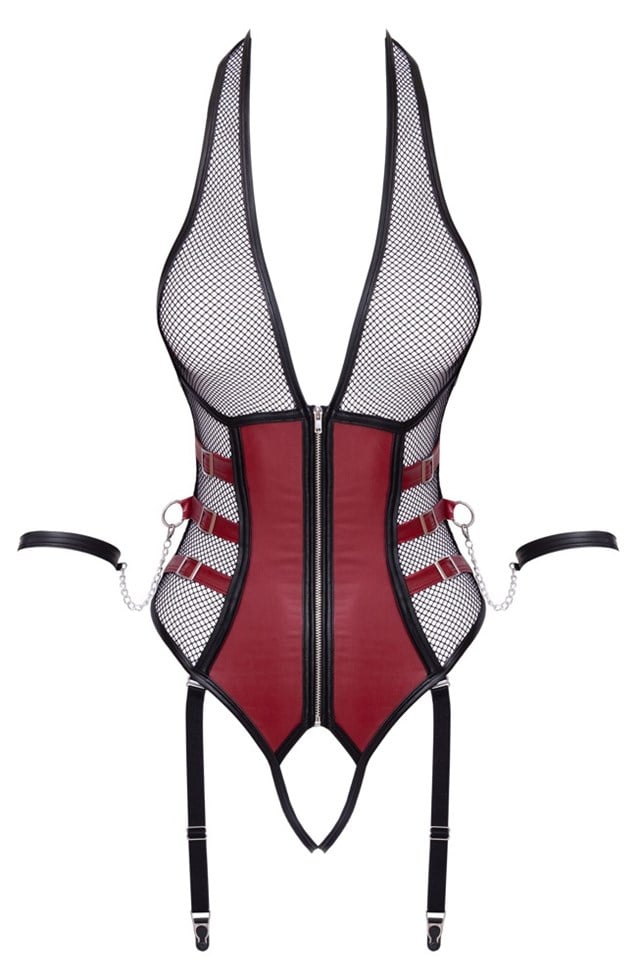 Bondage Crotchless Suspender Body