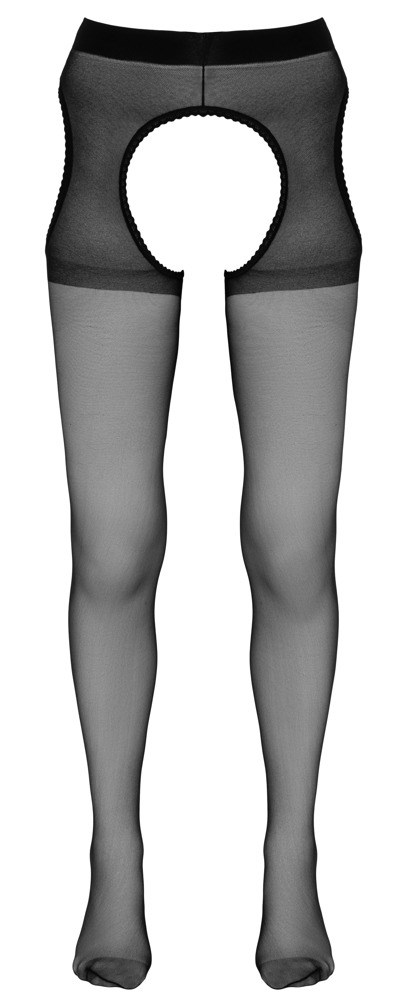 Suspender Tights Black